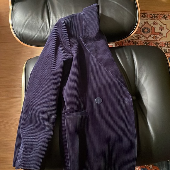 & Other Stories navy corduroy suit - Picture 12 of 16